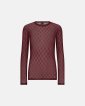 Bluse 'Mesh' | Polyamid | Bordeaux - Hype the Detail