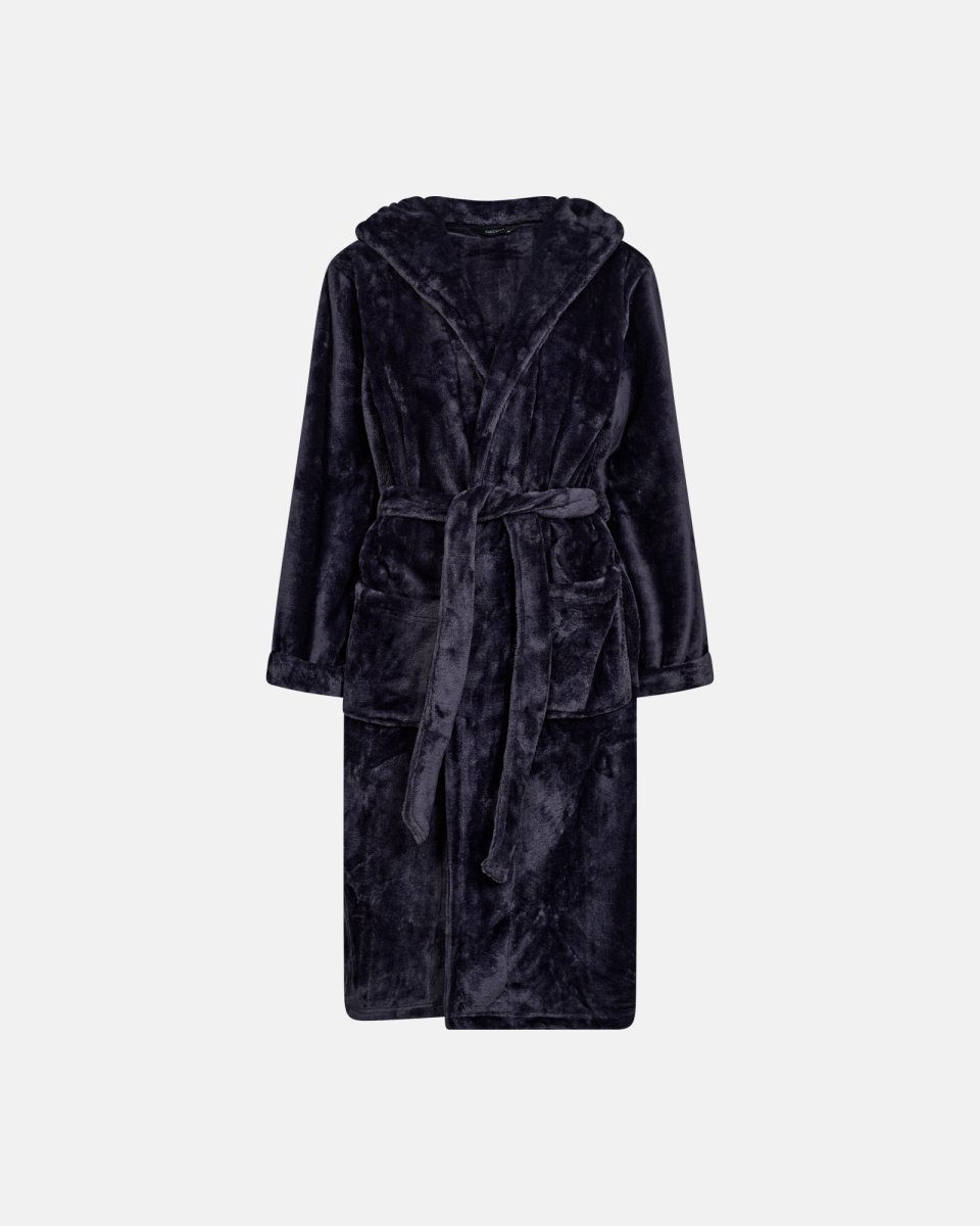Decoy Badekåbe m. hætte | 100% polyester | Navy - S