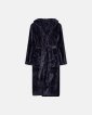 Badekåbe m. hætte | 100% polyester | Navy - Decoy