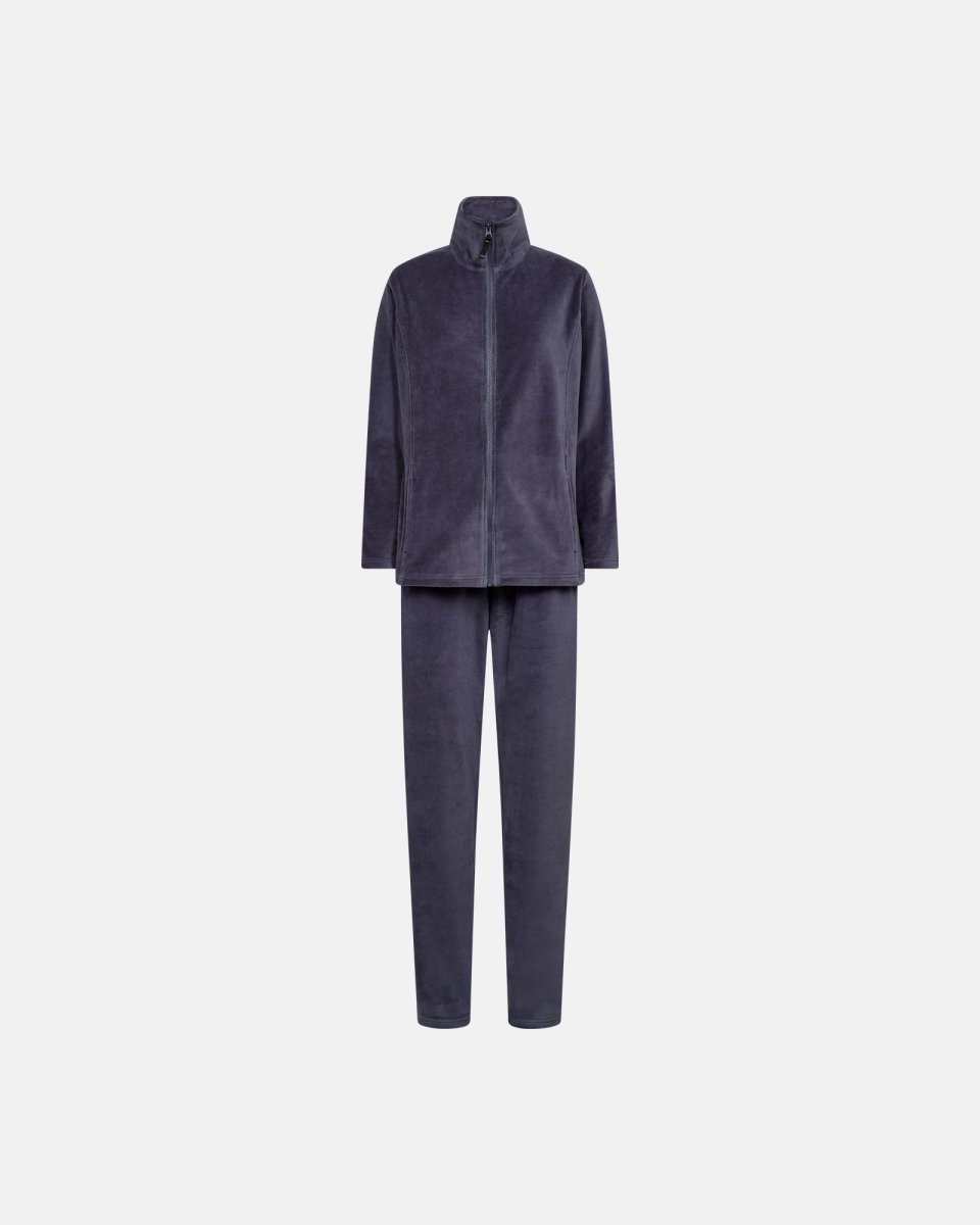 Decoy Pyjamas sæt i velour | Bomuld | Blå - S
