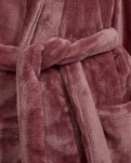 Badekåbe m. hætte | 100% polyester | Rosa -Decoy