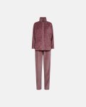 Pyjamas sæt i velour, Bomuld, Rosa