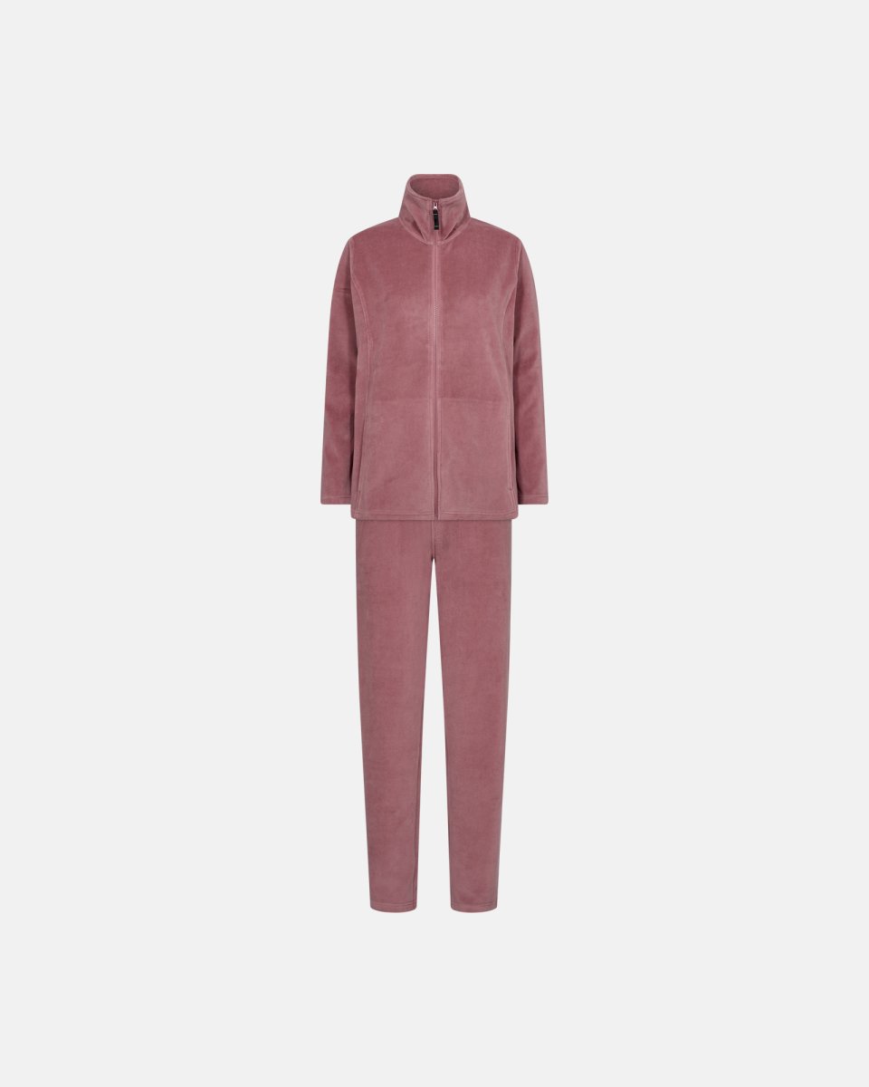 Decoy Pyjamas sæt i velour | Bomuld | Rosa - M