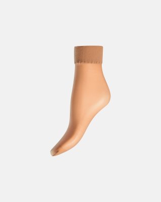 Strømper 'Silk look' 2-pak | 20 denier | Caramel -Decoy