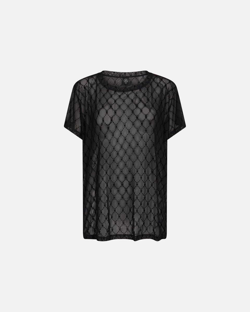 Hype the Detail Oversize t-shirt 'Mesh' | Polyamid | Sort - XS/S