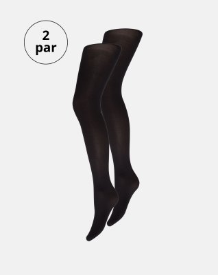 2-pak strømpebukser, 40 denier, sort