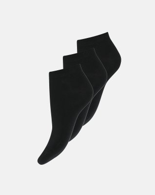 3 pak footie | Bomuld | Sort -Decoy