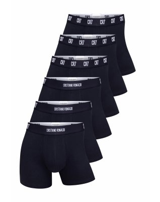 Tights 'basic' 6-pak | Bomuld | Sort -CR7