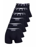 Tights 'basic' 6-pak, Bomuld, Sort