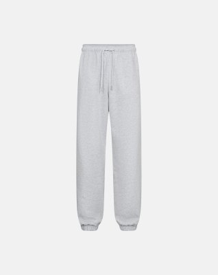 Paul sweatpants, 100% Bomuld, Lys grå melange