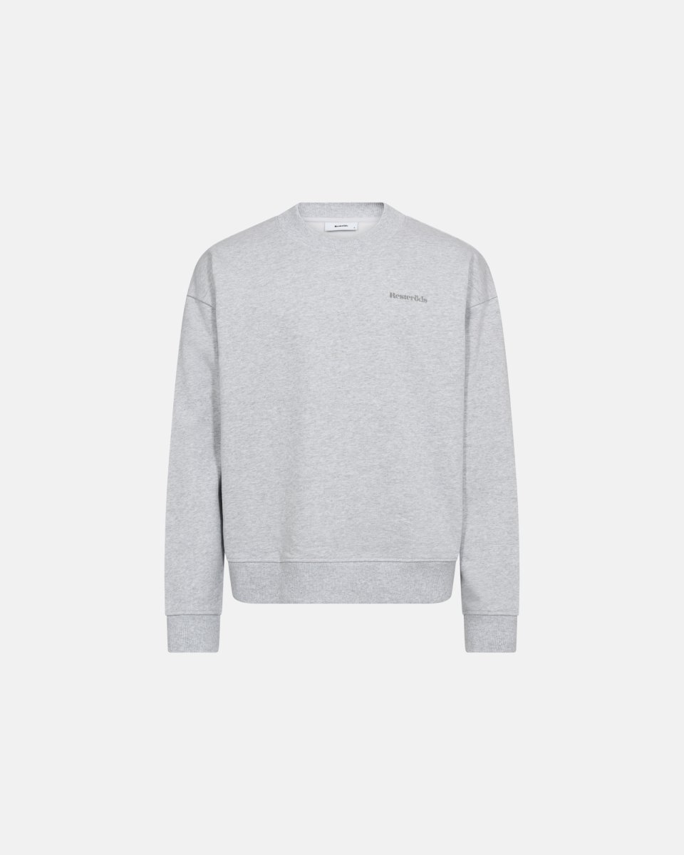 Resteröds Drake sweatshirt | 100% bomuld | Lys grå melange - S