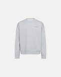 Sweatshirt m. crew neck "drake" | 100% bomuld | Lys grå melange -Resteröds