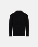 Liam zip pullover, Uld, Sort