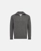 Liam zip pullover | Uld | Grå - Resteröds