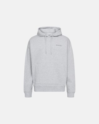 Sweatshirt m. hoodie 'jay' | 100% Bomuld | Lys grå melange -Resteröds