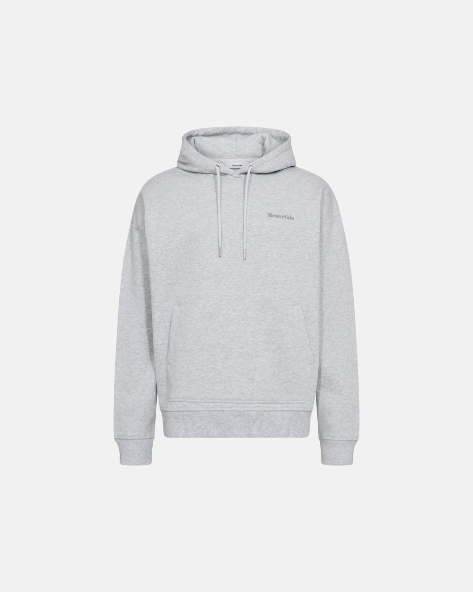 Resteröds Jay hoodie | 100% Bomuld | Lys grå melange - S