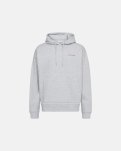 Jay hoodie, 100% Bomuld, Lys grå melange