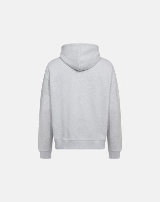 Sweatshirt m. hoodie 'jay' | 100% Bomuld | Lys grå melange -Resteröds