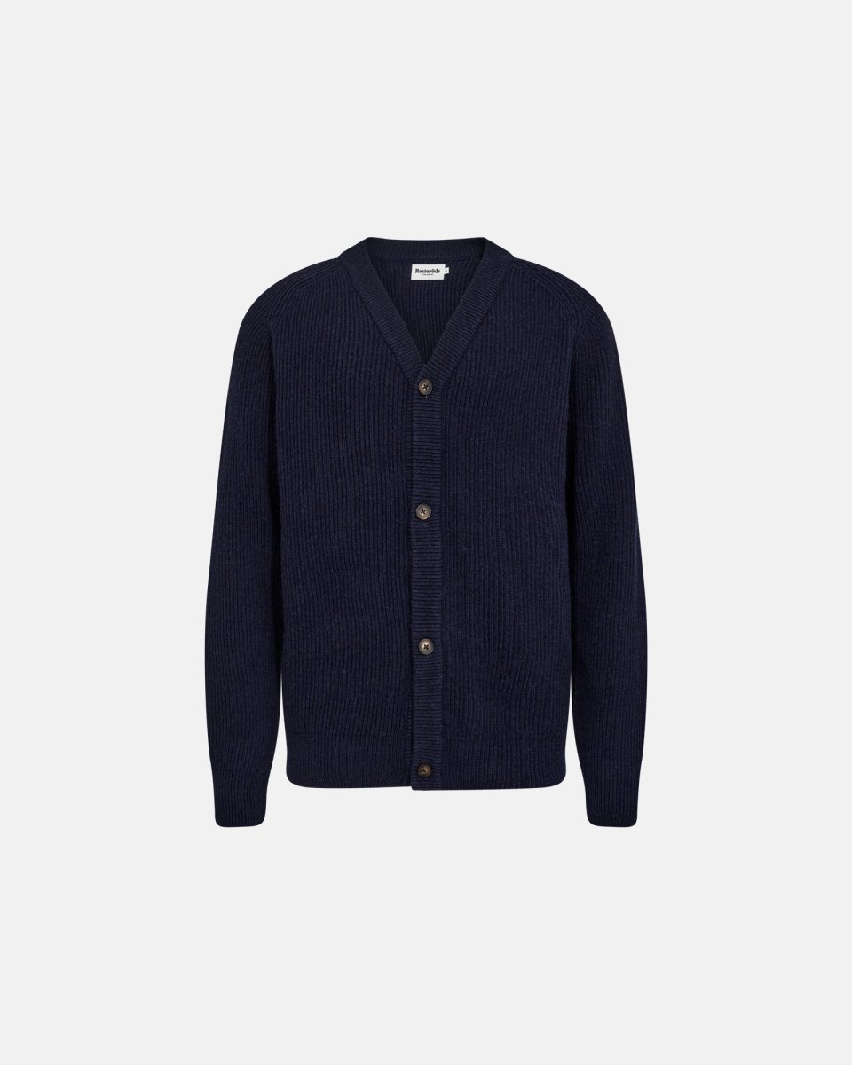 Resteröds Kyle cardigan | Uld | Navy - S
