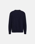 Strik cardigan "kyle" | Uld | Navy -Resteröds