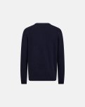 Strik pullover "michael" | Uld | Navy -Resteröds