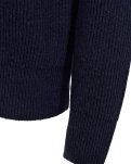 Strik pullover "michael" | Uld | Navy -Resteröds