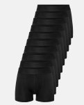 Gunnar tights, 10-pak, Økologisk bomuld, Sort