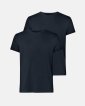 T-shirt 2-pak | 100% Økologisk bomuld | Navy - Resteröds