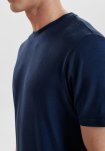 T-shirt 2-pak, 100% Økologisk bomuld, Navy