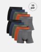 Tights 10-pak | Bambusviskose | Multifarvet - Olympia