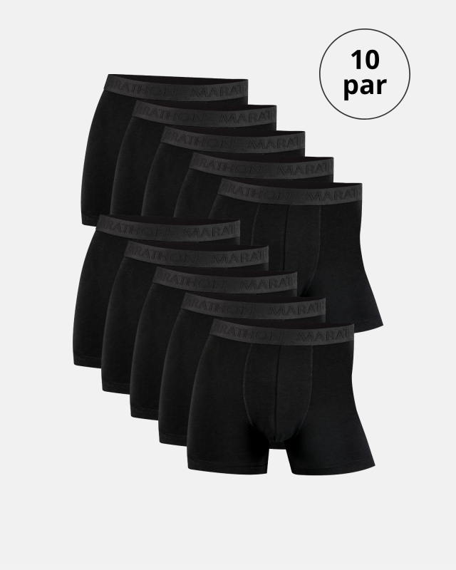 Tights 10-pak | Bambusviskose | Sort
