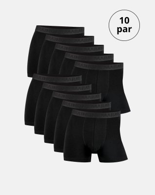 Tights 10-pak, Bambusviskose, Sort
