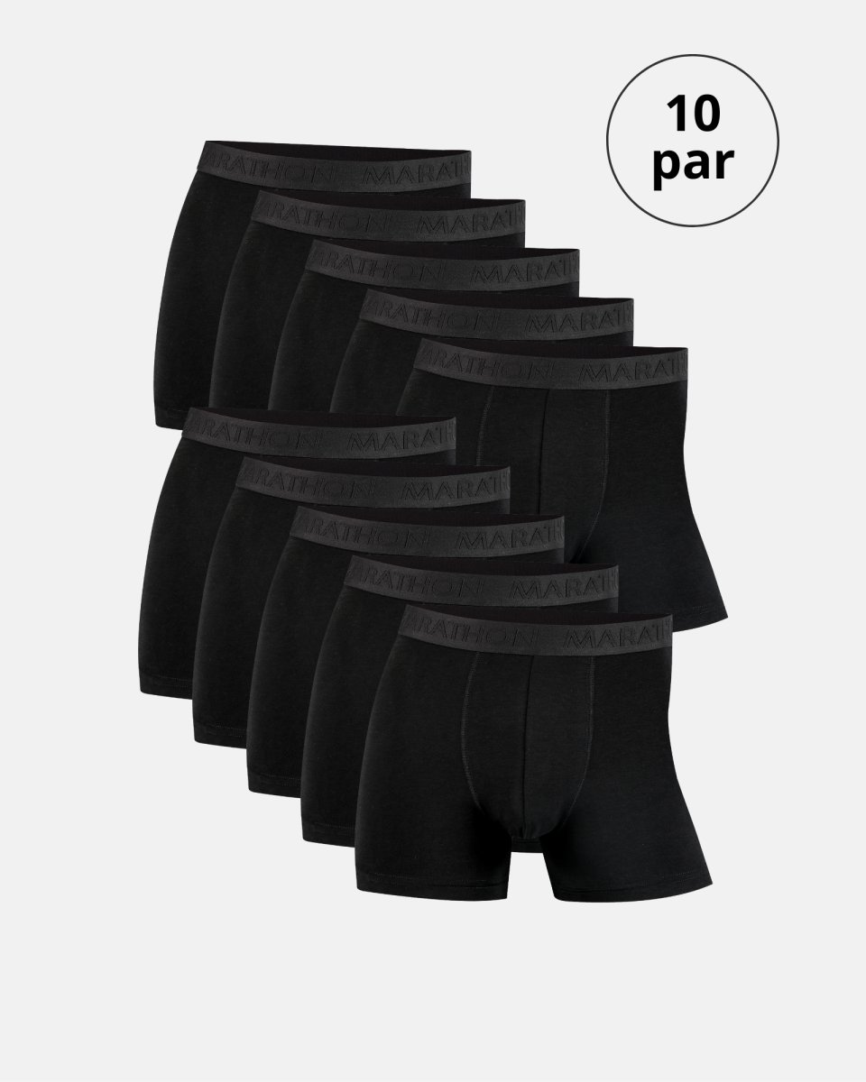 Olympia Tights 10-pak | Bambusviskose | Sort - M