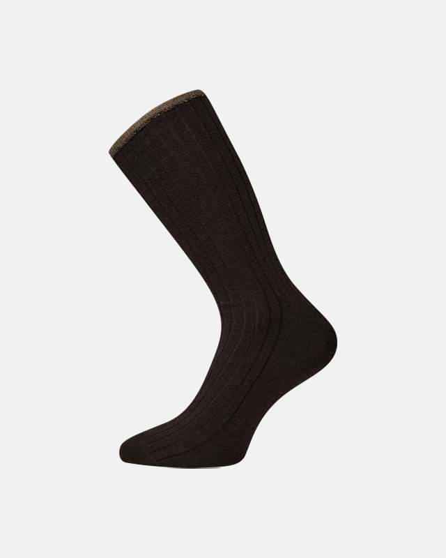 Strømper "no elastic" | Uld | Brun