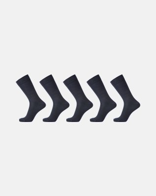Strømper 5-pak | Bambusviskose | Navy -Egtved
