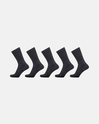 Strømper 5-pak | Bambusviskose | Sort -Egtved