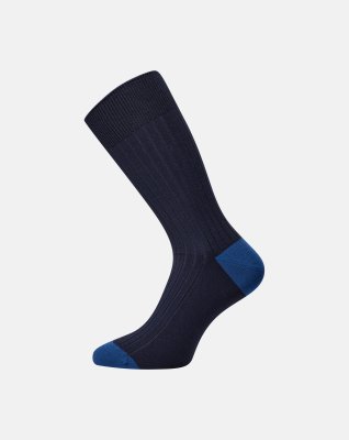 Strømper, Bambusviskose, Navy
