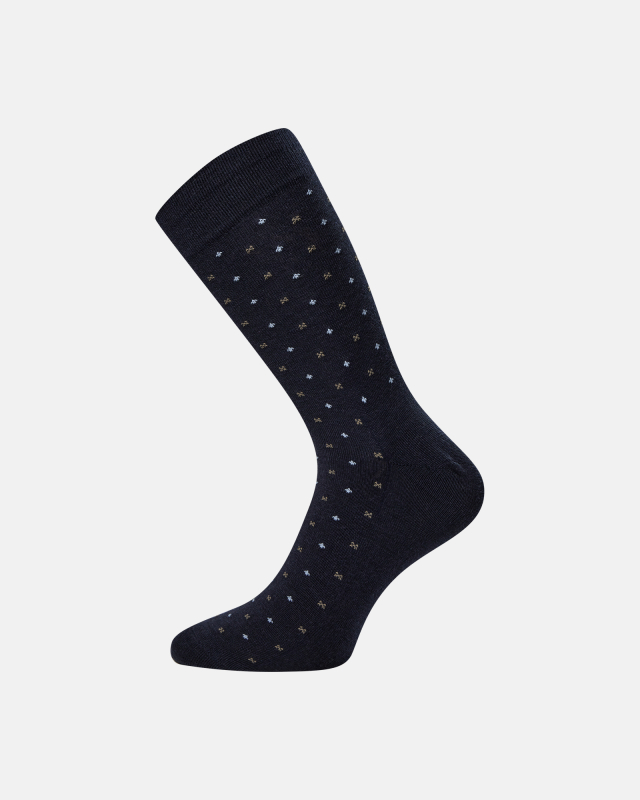Strømper "twin no elastic" | Uld/Bomuld | Navy