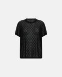 Oversize t-shirt "Mesh" | Polyamid | Sort -Hype the Detail