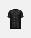 Oversize t-shirt "Mesh" | Polyamid | Sort -Hype the Detail