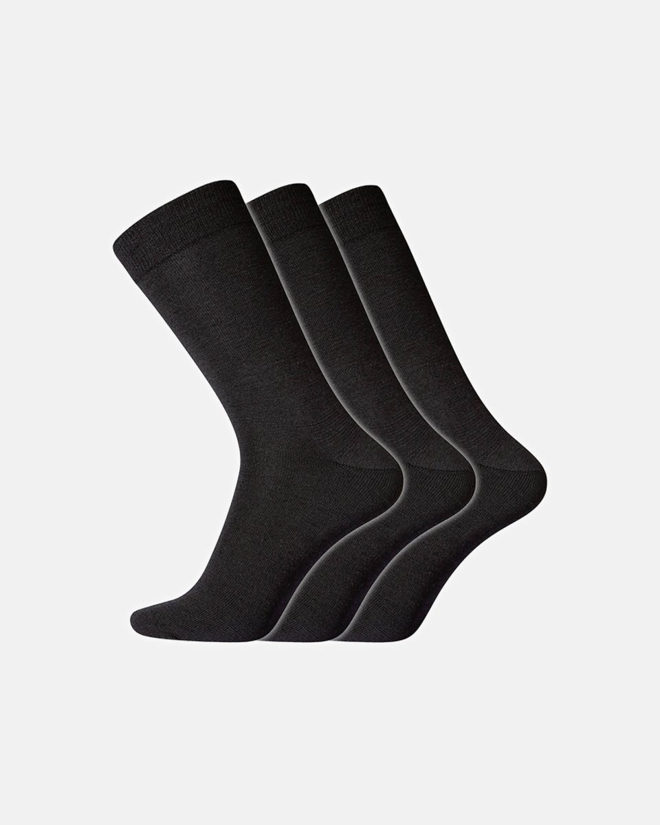 Dovre Sokker "no elastic / twin" 3-pak | Uld | Sort - 45-48