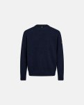 Strik pullover | Uld | Navy -Dovre