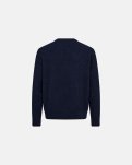 Strik pullover | Uld | Navy -Dovre