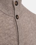 Strik cardigan | Uld | Sand -Dovre