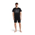 Pyjamas m. shorts | 100% bomuld | Sort -CR7