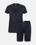 Pyjamas m. shorts "Kids" | 100% bomuld | Grå -CR7