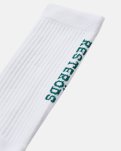 Tennisstrømper "Resteröds" 2-pak  | Bomuld | Hvid med grøn -Resteröds