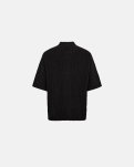 Kortærmet skjorte "george" | Bomuld | Sort -Resteröds