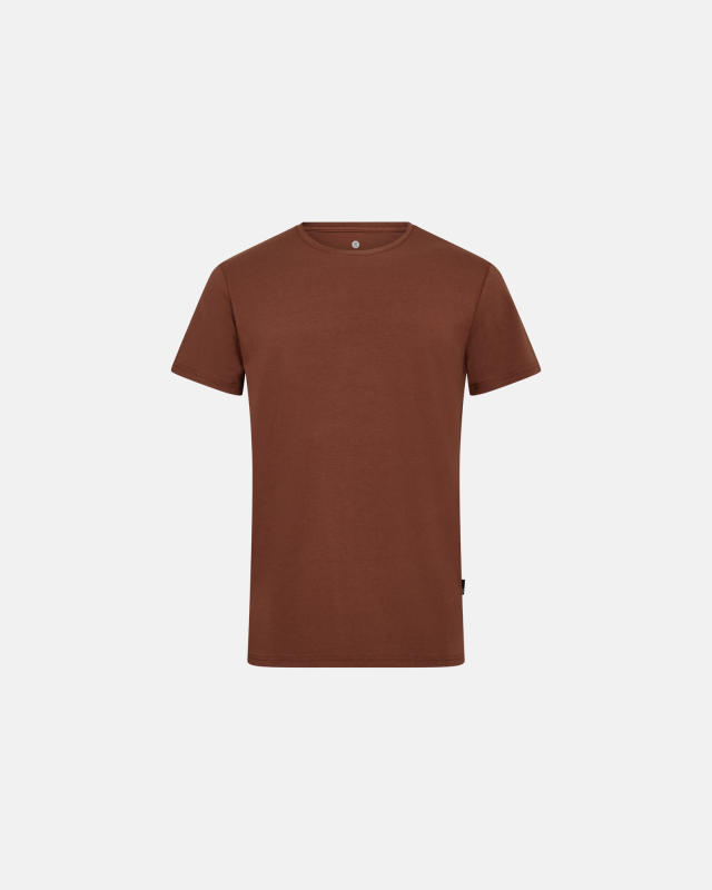 T-shirt o-neck | Bambusviskose | Brun