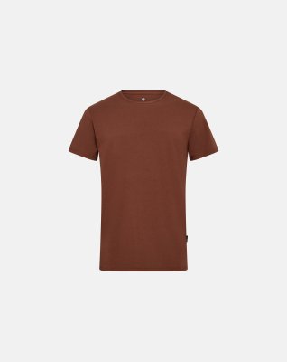 T-shirt o-neck, Bambusviskose, Brun